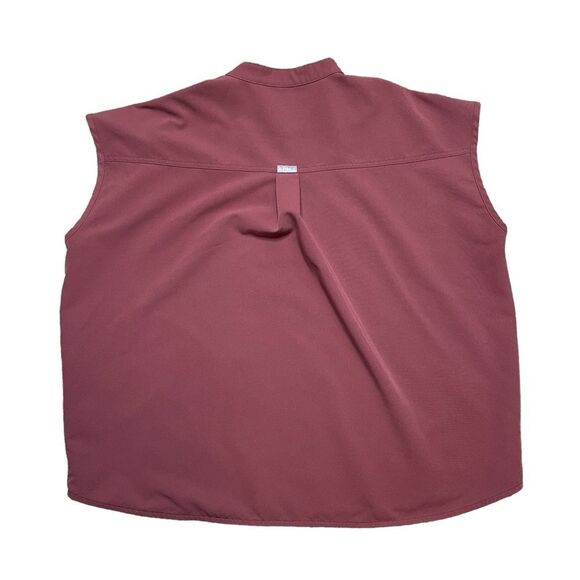 FIGS Dark Cherry Rafaela Scrub Top - Picture 3 of 8